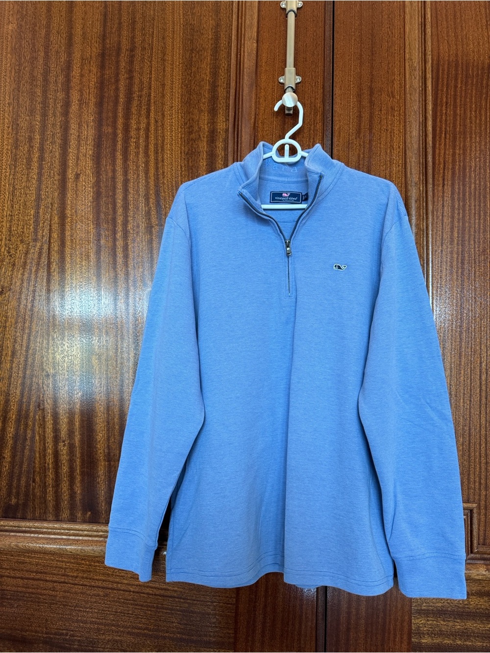Vineyard Vines Light Blue Quarter-Zip Pullover